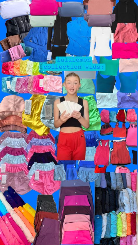 lululemon collection vids: 🩷🎀🏷️ #lululemon #rich #aesthetic #outfitinspo #stanley #beauty #taylornation Lulu Outfits, Lululemon Collection, Rich Aesthetic, Lululemon Outfits, Girly Things, Vision Board, Cute Outfits, Money, Outfit Inspo