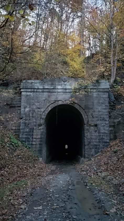 Dark Appalachia, Train Tunnel, Track Pictures, Abandoned Train, Wedding Gifts For Friends, Atlas Obscura, Night Terror, Cat Mom Gifts, Man Stuff