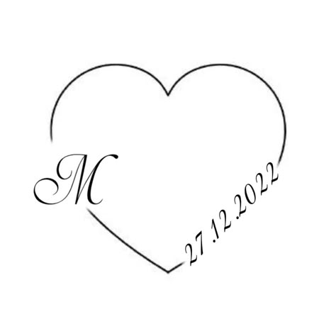 A Initial Tattoo Heart, Heart Tattoo With Initials Inside, Hearts With Initials Tattoo, Small Tattoo For Couples, I Initial Tattoo, Letter Tattoos Initials With Heart, Heart With Initial Tattoo, Heart Tattoo With Initials, Heart Initial Tattoo