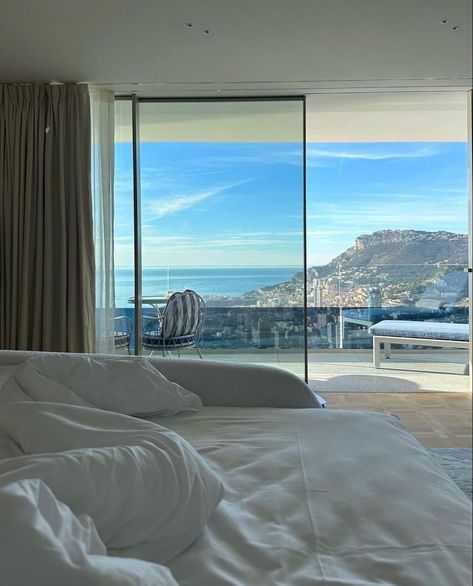 Monaco Apartment, Dream Live, Dream Apartment Decor, Summer Vacations, Future Lifestyle, Dream Apartment, House Goals, Bedroom Aesthetic, Pretty House