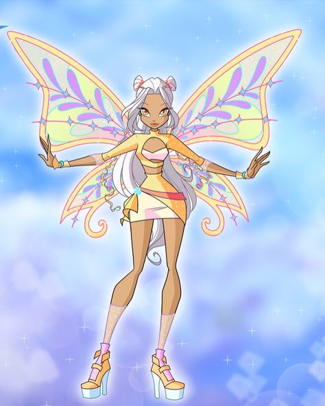 Believix Winx Club Oc, Winx Believix Oc, Believix Oc, Wind Fairy, Wind Club, Winx Outfits, Winx Fairies, Wings Artwork, Fairy Paintings