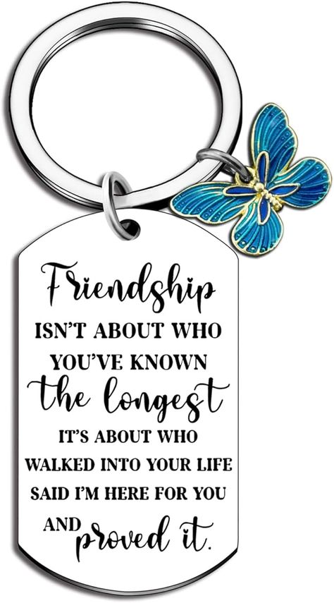 🎁Unique Friend Gifts For Bestie: It Is Unique Gifts For Women, Best Friend, Soul Sister, Female Friend, Bestie To Share In Good Times And Create Good Memories. Friend Christmas Gifts, Friendship Keychain, Best Friend Christmas Gifts, Best Friend Christmas, Bff Stuff, Funny Keychain, Keychain Gifts, Women Friends, Friend Bff