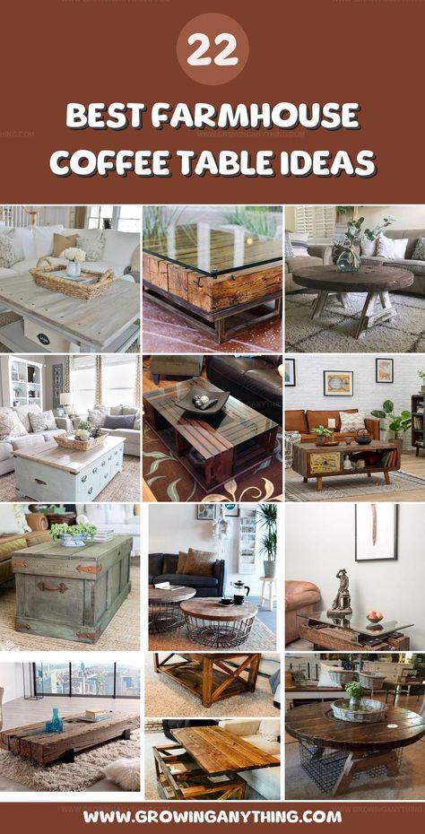 Farmhouse coffee tables bring rustic charm and functionality to your living space. Simple designs, natural wood, and vintage accents create a cozy, welcoming focal point. Living Room Coffee Table Rustic, Small Farmhouse Coffee Tables, Wagon Coffee Table, Coffee Table Rustic Decor, Industrial Cart Coffee Table, Industrial Farmhouse Coffee Table, Coffee Table Decor Rustic, Cottage Style Coffee Table, Vintage Coffee Table Decor Ideas