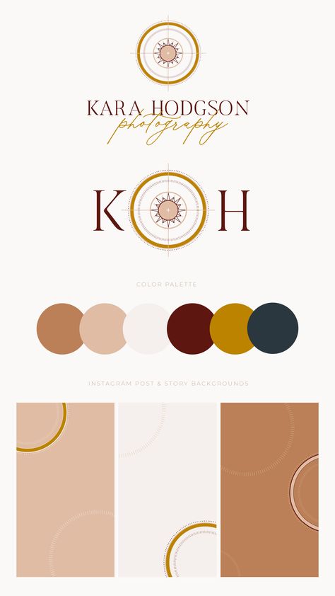 Custom logo, brand identity and social media graphics for a photography business Photography Logo Color Palettes, Kennebunk Maine, Website Color Palette, Photography Logo Design, Logo Brand Identity, Brand Color Palette, Graphic Design Studio, Brand Fonts, Branding Website Design