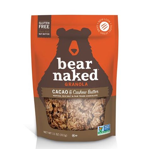 Bear Naked Cacao Plus Cashew Butter Granolabestproductscom Crispy Granola, Honey Almond Granola, Dried Fruit Recipe, Vanilla Almond Granola, Natural Granola, Cinnamon Granola, Protein Granola, Honey Granola, Almond Crunch