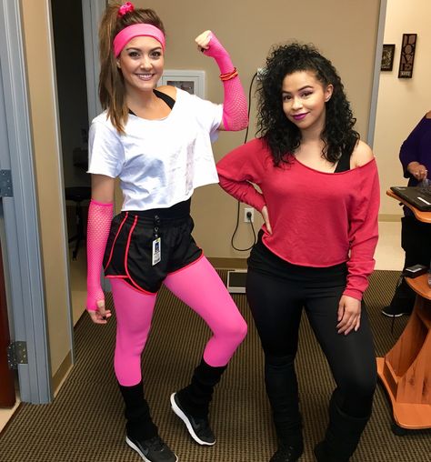 80s Aerobics Costume, 80s Theme Costume, Diy 80s Outfit, 80s Spirit Day Outfit, Diy 80s Costume Women, Diy Decades Day Outfits, 80 Party Ideas 80s Theme Outfit, 80’s Halloween Costume, 80s Costume Ideas