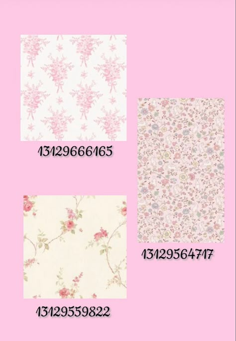 Bloxburg Wall Decals Coquette Pink, Bloxburg Light Pink Decals, Bloxburg Wallpaper Codes Floral, Roblox Decal Codes Rugs Pink, Bloxburg Pink Wallpaper Decals, Old Fashioned Bloxburg House, Bloxburg Red Wallpaper Codes, Pink Victorian House Bloxburg, Pink Wall Decals Bloxburg