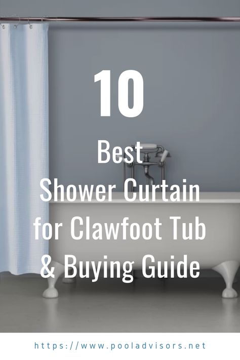 The following article looks at some of the best shower curtain for clawfoot tub. It further explores some features you should look for while selecting a shower curtain that will complement your bathtub. Clawfoot Tub Color Ideas, Clawfoot Tub With Shower Curtain, Bathroom Curtains Over Tub, Claw Tub Shower Curtain, Shower Curtain Freestanding Tub, Clawfoot Tub Storage, Claw Foot Tub Shower Curtain Ideas, Clawfoot Shower Curtain, Shower Curtains For Clawfoot Tubs