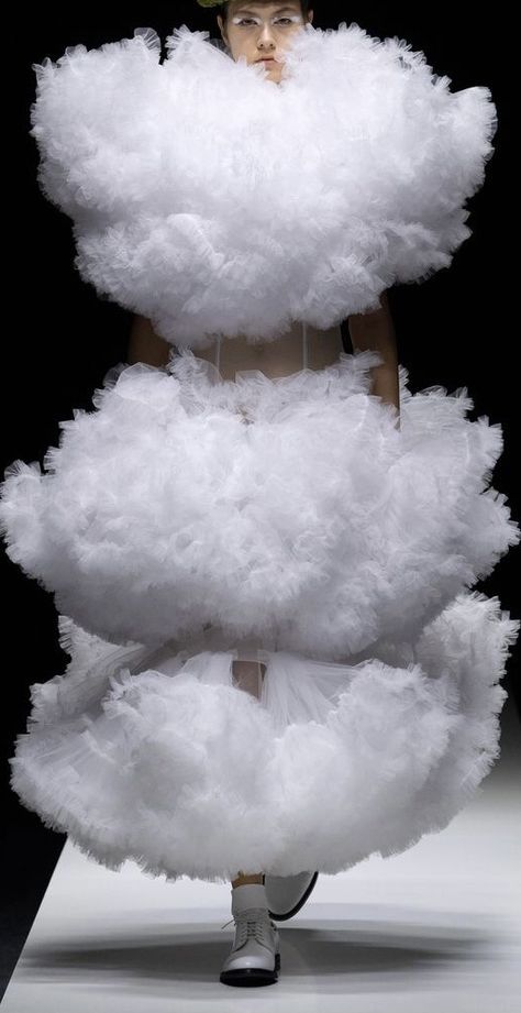 cloud Clouds Inspired Fashion, Cloud Inspired Fashion, Costumes Beginning With C, Cloud Clothing, Cloud Outfit, Cloud Clothes, Cloud Fashion, Sky Outfit, Cloud Costume