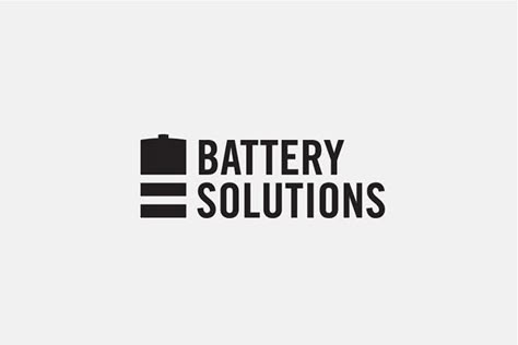 Battery Solutions Logo by Tommy Blake Breakfast Logo, Line Sketching, Charity Logo Design, Battery Logo, Solar Logo, Battery Hacks, Recycle Logo, Battery Icon, Examples Of Logos