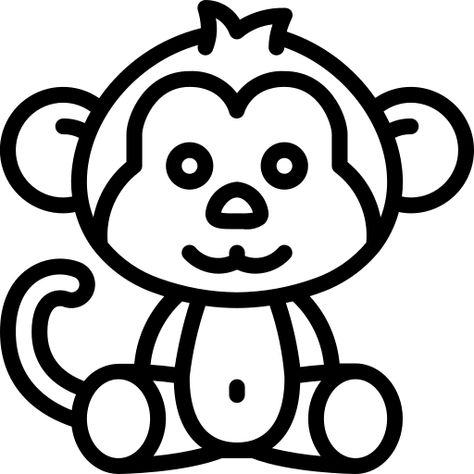 Monkey Svg Free, Animated Monkey, Monkey Icon, تزيين دفاتر, Monkey Drawing, Aphmau Fan Art, Monkey 3, Cute Monkey, Bright Ideas