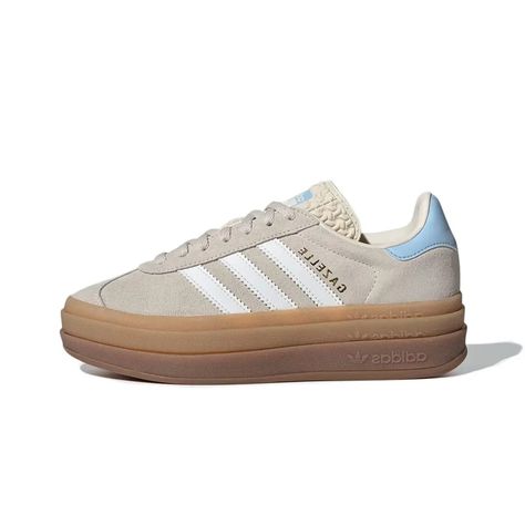 adidas Gazelle Bold GS Wonder White Clear Sky | Where To Buy | JH5540 | The Sole Supplier Adidas Gazelle Bold, Shoes For School, Gazelle Bold, Adidas Models, 2024 Wishlist, Shoes Ideas, Adidas Shop, Clear Sky, Boarding School