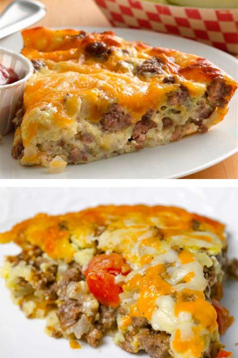 Cheeseburger Bowl, Pioneer Woman Recipes Dinner, Food Network Recipes Pioneer Woman, Cheeseburger Pie, Ground Beef Casserole Recipes, Bisquick Recipes, Biscuit Mix, Beef Casserole Recipes, Savory Pie