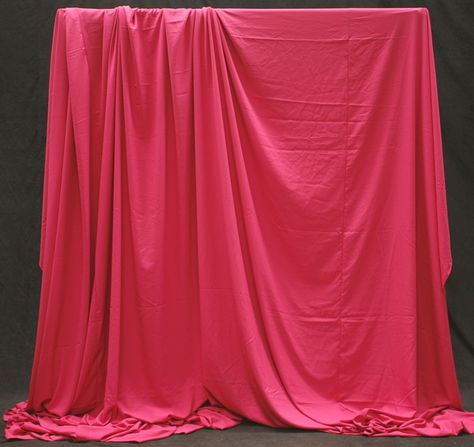 Draped Fabric Backdrop, Layered Fabric Backdrop, Fabric Draping Photoshoot, Pink Draping, Draped Fabric Photography, Draped Fabric Photography Backdrop, Theatre Curtains, Fabric Installation, Draping Fabric