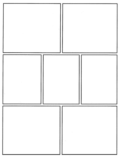 C.I.C.S. Bucktown Art: Comic template to use Comic Page Template, Comic Panel Template, Printable Comic Template, Manga Template, Comic Book Blank Template, Blank Comic Strip Template, Comic Pannel Layout Blank, Graphic Novel Layout, Comic Strip Template