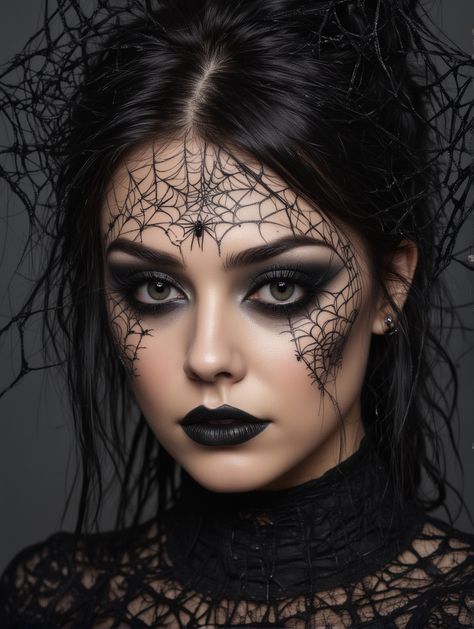 15 Trad Goth Eye Makeup Looks That Will Make You the Center of Attention – Scan to Talk Dark Halloween Eye Makeup, Cute Halloween Eye Makeup, Halloween Goth Makeup, Cute Witch Makeup, Goth Halloween Makeup, Dark Witch Makeup, Witch Makeup Halloween, Halloween Eye Makeup Ideas, Witch Face Paint