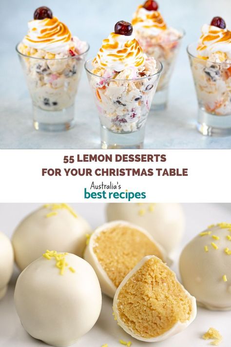 Christmas Lemon Dessert, Lemon Holiday Desserts, Winter Lemon Desserts, Lemon Christmas Dessert, Small Lemon Desserts, Lemon Christmas Cookies Recipes, Easy Citrus Dessert, Fast Lemon Dessert, Sweet Treat Recipes