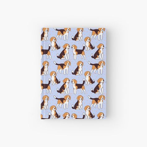 Get my art printed on awesome products. Support me at Redbubble #RBandME: https://www.redbubble.com/i/notebook/Cute-Beagle-dog-illustration-pattern-by-Yarafantasyart/135352541.RXH2R?asc=u Pattern Journal, Cute Beagles, Beagle Dog, Dog Illustration, Journal Design, A Journal, Hardcover Journals, Top Artists, Sell Your Art