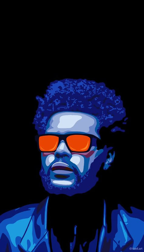 Pop Art Portraits Celebrities, The Weeknd Art, Manly Art, The Weeknd Drawing, Car Turbo, Starboy The Weeknd, Arte Punk, Pop Art Portraits, Vector Portrait