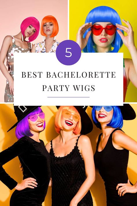 It takes creativity, organization, and a lot of effort to make sure the bride-to-be has an amazing night! One thing that always adds an extra level of fun to any bachelorette party is wearing wild wigs. We’ve got five of the best party wigs that will help take your celebration up a notch! Bachelorette Party Wigs, How To Wear A Wig, Wig Party, Best Party, Bachelorette Party Themes, Best Part Of Me, Bachelorette Party, Party Themes, What To Wear