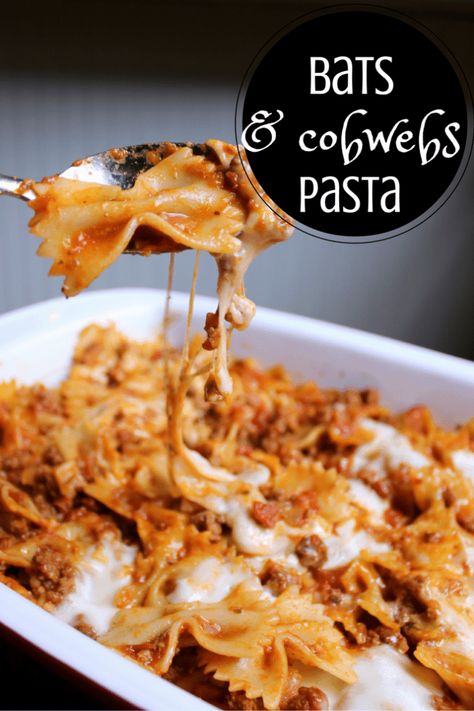 Baked Pasta Recipes Easy, Baked Pasta Recipe, Halloween Eats, Halloween Pasta, Scary Food, Halloween Food Dinner, Baked Pasta, Yard Party, Baked Pasta Recipes