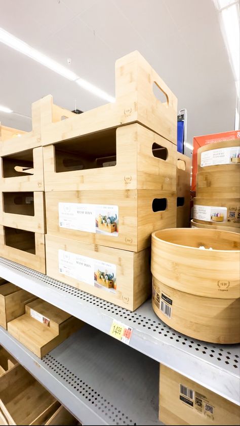 The Home Edit launched their bamboo organization collection at Walmart! Home Edit, The Home Edit, Kids Room Organization, Cabinet Organization, Organization Bedroom, Pantry Organization, Room Organization, Bathroom Organization, Closet Organization