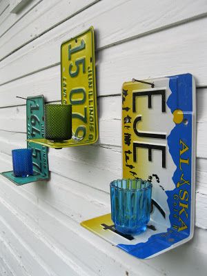 What to Do with Old License Plates - Earth911.com License Plates Diy, License Plate Decor, License Plate Crafts, License Plate Ideas, Old Car Parts, Old License Plates, Licence Plates, License Plate Art, Car Part Furniture