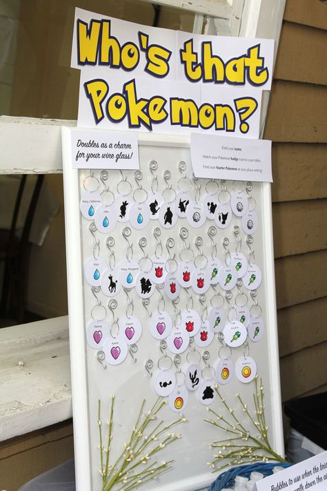 18 Geek-Chic Ideas For The Pokémon Wedding Of Your Dreams | HuffPost Life Seating Wedding Ideas, Seating Wedding, Video Game Wedding, Gamer Wedding, Nerd Wedding, Geeky Wedding, Nerdy Wedding, Anime Wedding, Geek Wedding