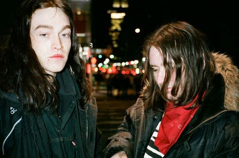 Caleb Landry Jones, left, and Arielle Holmes in “Heaven Knows What,” directed by Josh and Benny Safdie. Heaven Knows What, Caleb Landry Jones, Beautiful Person, Aesthetic Grunge, Movies Showing, Red Leather Jacket, Musician, It Cast, Actresses