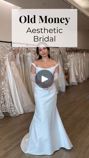 1.6K views · 205 reactions | Like & Send this to someone who loves the “Old Money” Aesthetic 😍

Which wedding dress is your favorite? Something clean and classic, or more detailed and lacy?

We love the way that bridal gown vibes can be completely changed sometimes just based on the accessories you pair with them.

#oldmoneyaesthetic#elegantweddingdress#classicbride#weddingdressideas | MaidenWhite | Couture Bridal | Isaintjames · Things Are Brewing Old Money Wedding Dresses, Old Money Aesthetic Wedding, Old Money Wedding Dress, Which Wedding Dress, Aesthetic Wedding Dress, Old Money Wedding, Money Wedding, Fake Wedding, Wedding Money