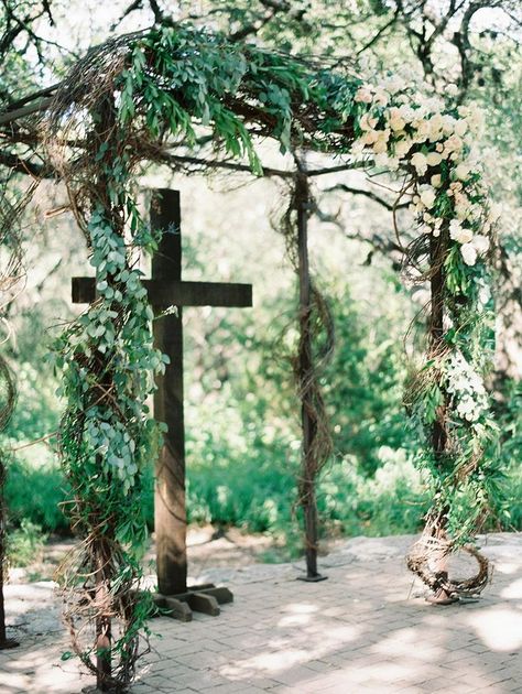 Wedding Ceremony Flowers Altar, Ceremony Flowers Altar, Faux Flowers Arrangements, Branch Arch Wedding, Girly Wedding, Sydney Photography, Camp Lucy, God's Timing, Wedding Ceremony Ideas