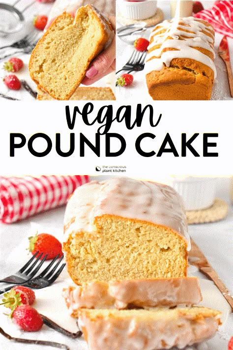 Vegan Pound Cake Vegan Pound Cake Recipe, Vegan Pound Cake, Vanilla Pound Cake Recipe, Vanilla Pound Cake, Fluffy Cake, Vegan Baking Recipes, Vegan Cake Recipes, Pound Cake Recipe, Vegan Cakes