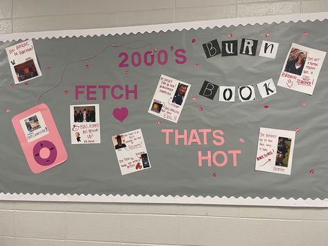 Y2k Bulletin Board, Mean Girls Bulletin Board, Classroom Prep, Ra Themes, Ra Bulletins, Ra Bulletin Boards, Door Decs, Ra Ideas, Boss Baby