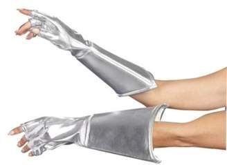 Dreamgirl Medieval/Galaxy Gloves 9969 Silver Space Gloves, Space Alien Costume, Space Girl Costume, Forrest Gump Costume, Ace Ventura Costume, Silver Gloves, Kiss Costume, Space Costumes, Troll Costume