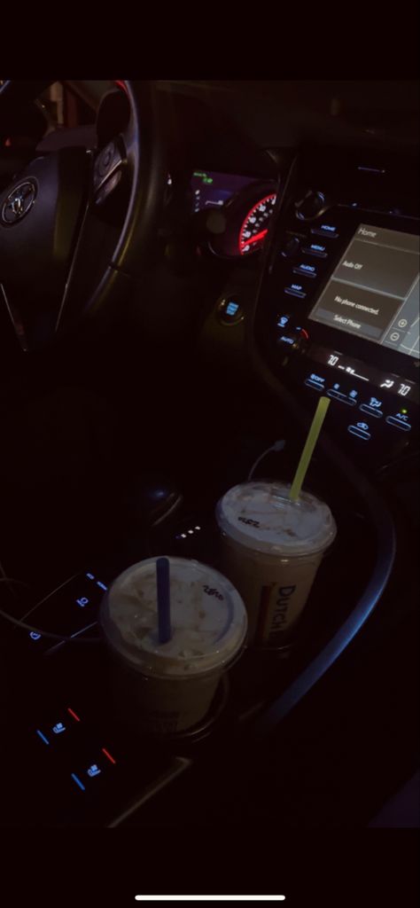 Mcdonald's Aesthetic, Late Night Aesthetic, Dutch Bros Drinks, Pretty Alcoholic Drinks, Dutch Bros, Fake Pictures, Night Driving, Random Pics, Night Aesthetic