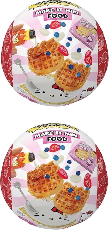 Amazon.com: MGA's Miniverse Make It Mini Food Hello Kitty (2 Pack), Mini Collectibles, Sanrio, Mystery Blind Packaging, DIY, Crafts, Resin Play, Replica Food, Novelty, NOT Edible, 8+ : Toys & Games Food Hello Kitty, Make It Mini Food, Mini Verse, Gigi Gift, Wishlist Ideas, Packaging Diy, Mini Foods, Game Store, Christmas Wishlist