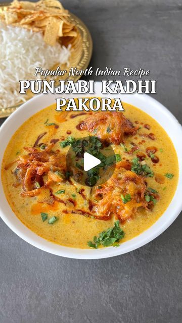 149K views · 4.8K likes | Atithi Sarwade on Instagram: "Punjabi Kadhi Pakora🤤
SHARE & SAVE💕
.
Follow @bank_of_delish_ for more recipes 💁🏻‍♀️
Try it and let me know🫶🏻
.
Ingredients:
2 Cups Curd
1/2 Cup Besan
5 Cups Water 
Kadhi:
2 tbsp Oil
1/2 tsp Cumin Seeds
1/2 tsp Mustard Seeds
1/4 tsp Hing
1 tsp Crushed 
Coriander Seeds
1 Chopped Onion 🧅 
2-3 Green chillies 
1 tsp Ginger-garlic Paste
1/4 tsp Methi Dana
1 tsp Turmeric powder 
Salt as per taste🧂 
1 tsp Red Chilli powder 
1 tbsp Kasuri Methi 
Prepared Curd Mixture 
Add Some Fried Pakoras 

Tempering:
2 tbsp Ghee
2 Dry Red Chillies 🌶️ 
1 tsp Red Chilli Powder 
Some chopped coriander leaves 🍃 

Onion Pakora: 
2 Sliced Onions 🧅 
4-5 Green chillies 🌶️ 
1/2 tsp Ajwain
2 tbsp Coriander leaves 🍃 
Salt as per taste🧂 
1/4 tsp Turmeric Kadhi Pakora Recipe, Onion Pakora, Kasuri Methi, Punjabi Style, Red Chilli Powder, Cumin Seeds, Mustard Seeds, Turmeric Powder, Coriander Leaves