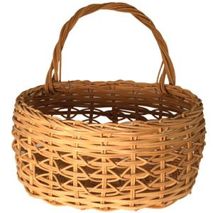 Basket Weaving Handle Techniques Basketry Products, Mail Basket, Basket Weaving Patterns, Basket Weaver, Basket Making, Wicker Picnic Basket, Weaving Kit, Basket Crafts, Wall Basket