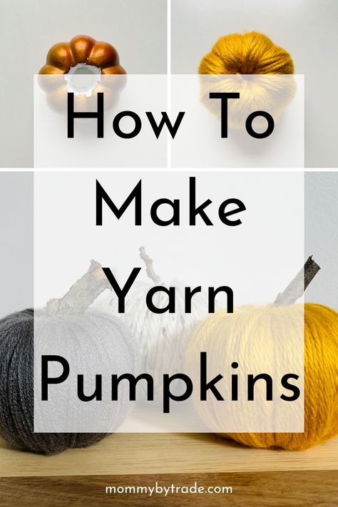 Check out my 5 easy steps (photos included) on how to make yarn pumpkins! This is an easy and cheap way to add fall style to your home! #homediy #falldecor #diyyarnpumpkins #diyfalldecor #diyhomedecor How To Make Yarn Pumpkins, Diy Yarn Pumpkins, Yarn Pumpkins, Home Stores, Easy Fall Decor, Diy Yarn, Yarn Thread, Diy Pumpkin, Vegetable Peeler