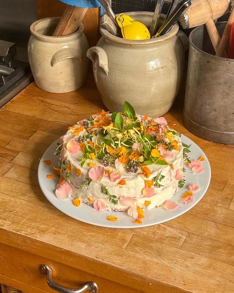 Xanthe Gladstone on Instagram: "A birthday cake for my brother @jackgladstone yesterday. Lemon sponge by my mum and I just got to do the fun part of decorating it…" Xanthe Gladstone, Lemon Sponge, Lemon Cream Cheese Frosting, Lemon Cream Cheese, A Birthday Cake, Always Hungry, Lemon Cream, Cheese Frosting, My Brother