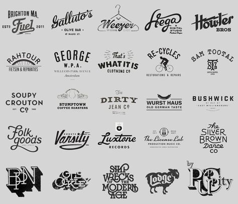 Local, Authentic, Sustainable: The Style Of The New Artisan Economy Artisan Logo, Dog Treat Packaging, Logo Hipster, Logo Design Inspiration Creative, Hipster Logo, Black White Vintage, Famous Logos, Typo Logo, Logo Design Free