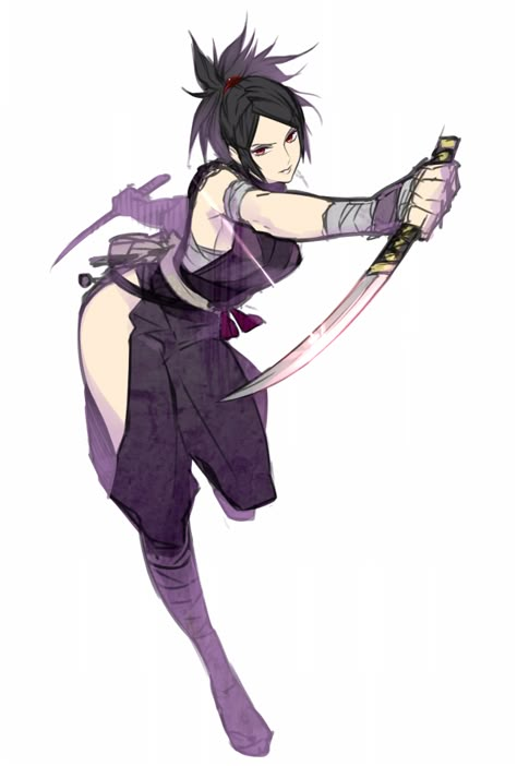 Celana Jogger Wanita, Female Ninja, Female Assassin, Ninja Girl, Ninja Art, Anime Ninja, Samurai Art, 판타지 아트, 영감을 주는 캐릭터