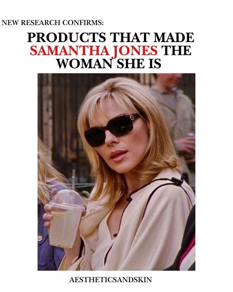 The one and only Samantha Jones everybody👄👛 #SATC #samanthajones #skincare #wellness #girlblog #skin #makeup #parfume #makeupguide #beauty #beautycontent #outfits #style #fashion #makeupguide #girlblog #beautyblog #selflove #selfcare Samantha Jones, Makeup Guide, Cute Little Things, Girl Blog, The One And Only, Skin Makeup, Beauty Blog, One And Only, Style Fashion