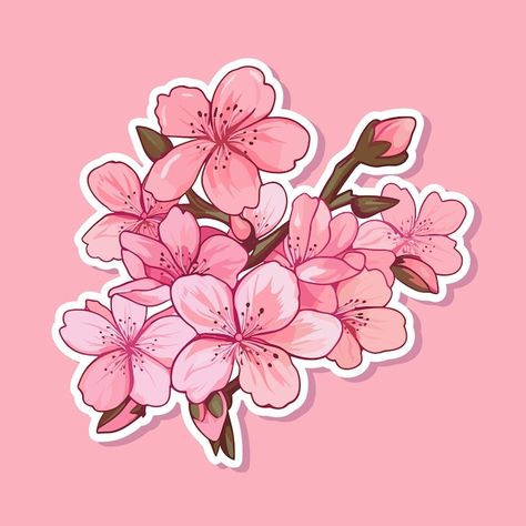 White Background Flower, Cherry Blossom Vector, Sakura Branch, Flower Blooming, Pink Sakura, Blossom Branch, Background Flower, Cute Love Quotes For Him, Skylark