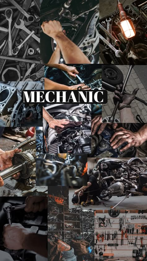 Mechanic #mechanic #womenintrades Mechanic Aesthetic, Mechanics Aesthetic, Girl Mechanics, Mechanic Tattoo, Mechanic Life, Motorsport Art, Gangsta Style, Automotive Mechanic, Automotive Artwork