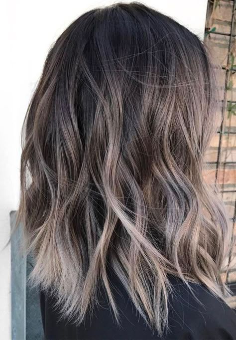 Ash Brown Hair With Highlights, Highlights Brown Hair Balayage, Ash Balayage, Natural Brown Hair, Ash Brown Hair, Eternal Youth, White Highlights, Caramel Hair, Romantic Heart