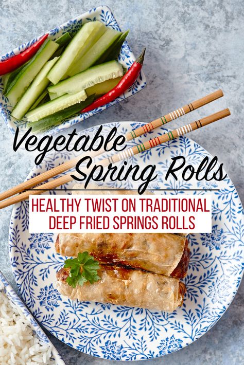 Spring Rolls Recipe Rice Paper, Deep Fried Spring Rolls, Metabolic Research Center, Rice Paper Spring Rolls, Baked Spring Rolls, Spring Roll Filling, Rice Paper Recipes, Rice Paper Wraps, Metabolic Diet Recipes