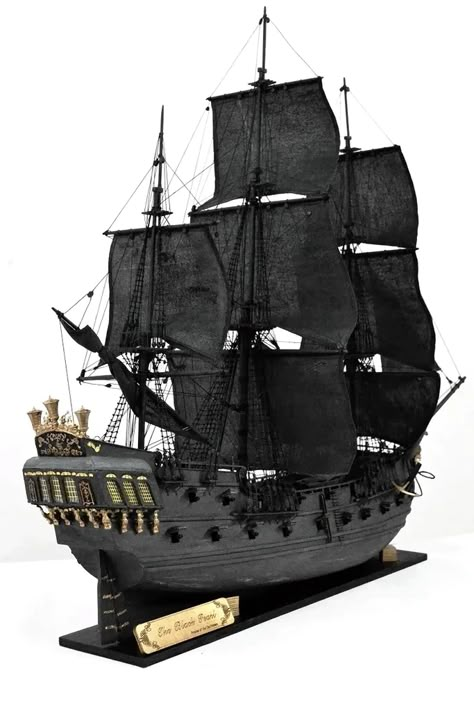 ZHL The Black Pearl Golden Version 2021 Wood Model Ship Kit 31 Inch|version| - AliExpress Vampire Coast, Pirate One Piece, Pirate Ship Design, Black Pearl Ship, Sailboat Model, Kids Boat, Galleon Ship, Pirate Ship Model, Model Sailing Ships