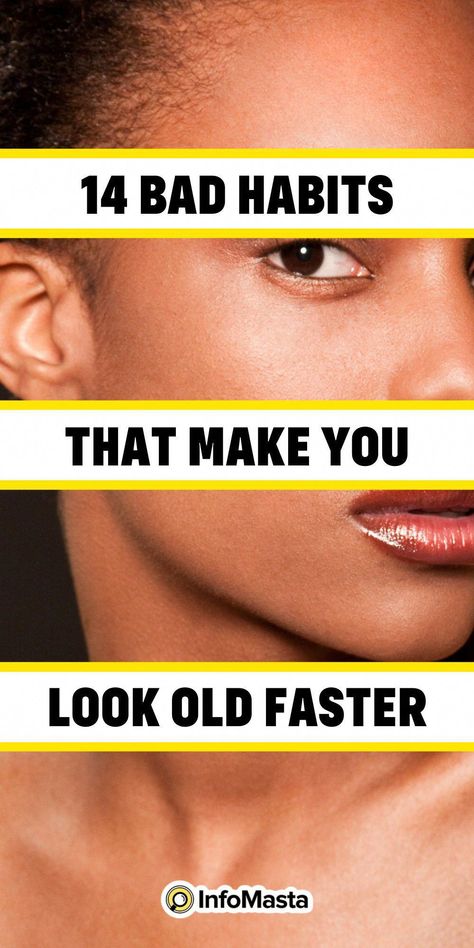 What makes you look older? Are they the ones that you are currently doing every day and also right now? Well, you may be right. See for yourself here. Looking Older Than You Are, Be More Attractive, Anti Aging Remedies, Anti Aging Secrets, Old Faces, Face Wrinkles, Anti Aging Tips, Best Moisturizer, Anti Ageing