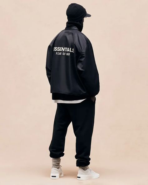 Just Landed: Fear of God ESSENTIALS Fall 2023 Collection Fear Of God Logo, God Logo, Essentials Fear Of God, The Cool Hour, Coaches Jacket, Cotton Beanie, Fear Of God Essentials, Sports Style, Fall Essentials